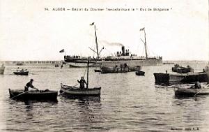 Alger - Depart du Duc de Bragance